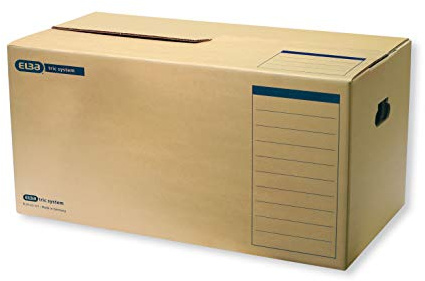 ELBA Umzugskarton tric system, 10er Pack, naturbraun