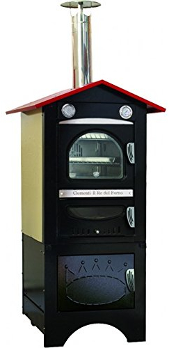 Clementi Forno a legna ventilato modello Smile fuoco indiretto misura interno 40 x 50