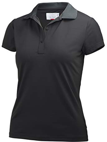 Helly Hansen Damen W Crew Tech Polo, Schwarz, 3XL
