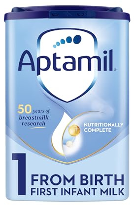 Aptamil 1 First Infant Milk Powder 0-12 Months, 800g | No Palm Oil, Nutritionally Complete, 50 Years of Breastmilk Research, Patented Formulation, Infant Formula