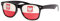 Alsino WM Fanbrille Fussball Brille Länderbrille Gitterbrille Deutschland, Portugal, Brasilien, Schweiz, England, Spanien, Italien, Frankreich, Russland, Kroatien, usa, (V-1164 Polen)