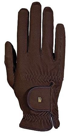 Roeckl Sports Reithandschuh Foxton Winter, Größe 6.5-11 | Für Fahrsport | Roeck-Grip® | doppelte Leinenverstärkung | wärmendes Fleece | Klettverschluss