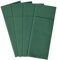 Alvotex Airlaid 50 Besteckservietten Bestecktaschen, Stoffähnlich, hochwertige Einwegserviette, Grün, 32X40 cm