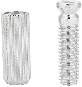 Fafeims Tremolo Anchor Stud, 2 Stück 8mm Kupfer-Zink-Legierung Einstellbare E-Gitarre Ersatz Tremolo Bridge Studs & Anchors für Floyd Rose.(Silber)