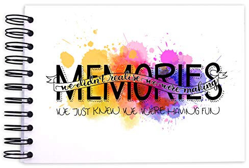 A3/A4/A5 Splash Making Memories, Scrapbook, Card Pages, Photo Album, Memory Keepsake, Landscape (A3 (White Pages))