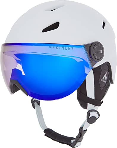 McKinley Pulse HS-016 Visor Photochr Casque de Ski Adulte Unisexe, White, M