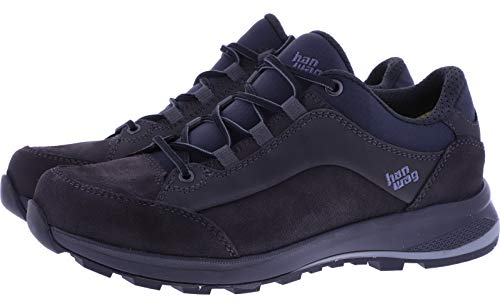 Hanwag W Banks Low Bunion Lady Grau - Niedriger komfortabler Damen Wanderschuh, Größe EU 39 - Farbe Asphalt - Asphalt