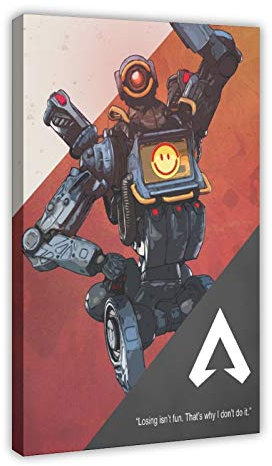 The Game Apex Legends 19 (2) Leinwand-Poster Schlafzimmer Dekor Sport Landschaft Büro Zimmer Dekor Geschenk 60 × 90 cm Rahmen style1