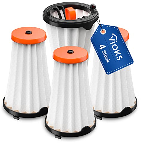 VIOKS 4 filtri di ricambio per aspirapolvere AEG 900167153/7, filtro di ricambio AEF144 per AEG CX7-1 Electrolux Rapido ed Ergorapido – AEG CX7 Filter & AEG CX7 pezzi di ricambio