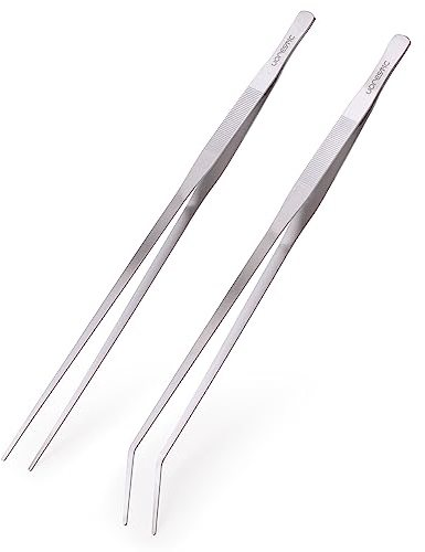 VORESTIC Pinze per Acquario Set 48cm, Pinze Lunghe per Terrarium, Accessori Acquario