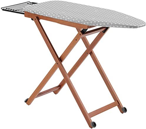 YT.JYUERI Planche à Repasser Pliante en Bois Massif ménage épaissi renforcé Support de Repassage de Bureau Table à Repasser Portable Accessoires de Repassage