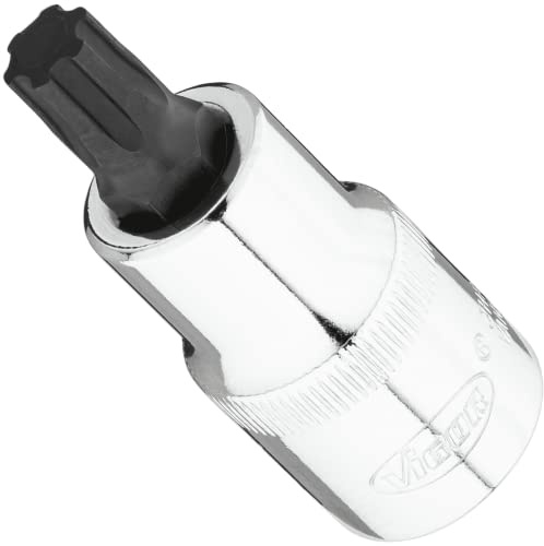 VIGOR Schraubendrehereinsatz, V7055-IP50, 1/2″, IP Profil, SW 50IP | Antrieb 1/2 Zoll (12,5 mm) Vierkant hohl, Abtrieb Innen TORX PLUS Profil, 74 g, SW 50IP , 1/2″ , IP Profil