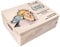Creative Deco Personalisiert zur Taufe Geschenk für Mädchen und Junge | Mehrere Taufe Motiv | Holzkiste Erinnerungsbox Deko | Individuelle Geschenk Spielzeugkiste Holzbox mit Deckel | Spardose