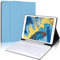 SENGBIRCH Custodia iPad 6 Generazione con Tastiera, Cover Tastiera per iPad 6a Generazione, 5a Gen & iPad Pro 9.7 & iPad Air 2/1, Slim Cover + Tastiera Tablet Italiana Magnetico Rimovibile, Azzurro
