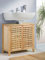 metra Waschbeckenunterschrank, Waschbeckenschrank aus Walnussholz, Schrank