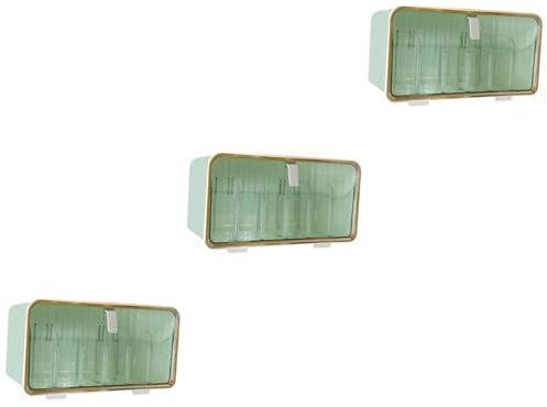 Garneck 3 Sätze Sockenbox zum Aufhängen an der Wand unterwäsche aufbewahrungsbox underwear storage box Organizer zur Aufbewahrung von Socken wandmontiertes Ablagefach Kommode für Schrank