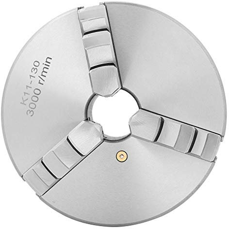 Hyuduo Mandrino per Tornio Autocentrante 130 Mm di Diametro per Torni Design a 3 Griffe Piccolo Volume Facile Usare