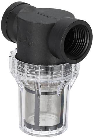 PATIKIL Filtro femmina in linea da 3/4 di pollice con filtro in acciaio inossidabile a rete 80 filtri per pompa dell'acqua per irrigazione da giardino Ingresso idropulitrice