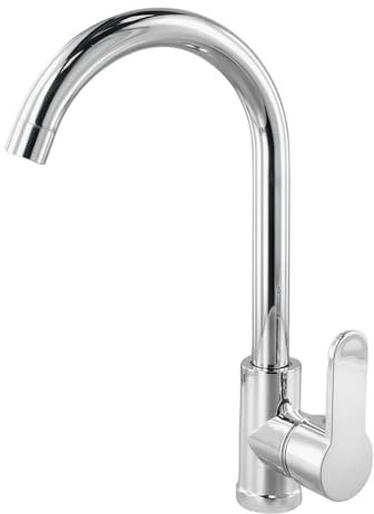 AMRTTWY Küchenarmatur Warm- und Kaltwasser-Mischbatterie Haushalt Drehbarer Waschtischarmatur Spültischarmatur Einhandhebel Schwenkauslauf Wasserhahn