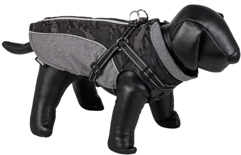 Nobby Hundemantel REKU 2 in 1 grau-schwarz 23 cm