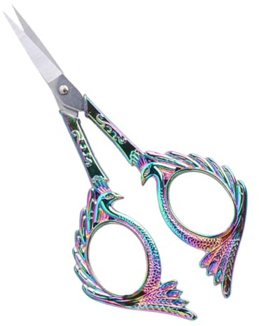 Ciieeo Ciseaux Sourcils en Acier Inoxydable, Solide et Légers, Design Simple et Chic, Usage Domestique