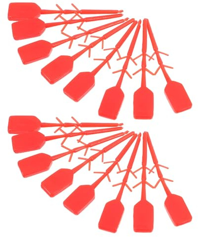 PACKOVE Sigilli di Sicurezza per Estintori, 1000 Pezzi in Plastica Rossa, Design Antimanomissione, Installazione Facile, per Estintori ad Acqua a Polvere