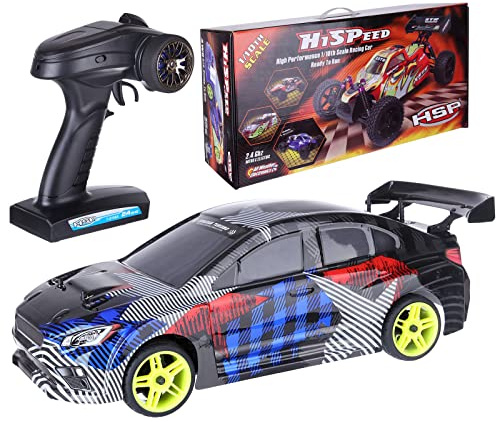 ExploTex HSP 94122 2,4 GHz 1:10 4WD Nitro-RC-Rennwagen Mit Zwei-Gang-Getriebe 18CXP – RTR-Version