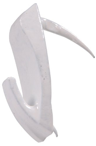 Hillman White 122392 Medium Wall Biter Picture Hangers Finish 45lbs Package of 4, Pack of 1