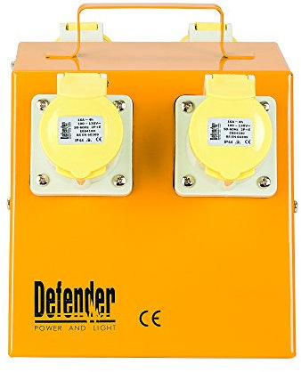 Defender E13104 4-Way Splitter Box - Yellow