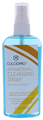 Cuccio Pro Antibacterial Cleaning Sanitiser Spray for Nails and Hands Before Any Manicure and Pedicure 118 ml