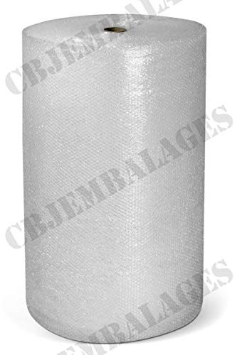 CBJ Emballages - Rouleau Papier Bulle - Film Emballage Ultra Souple et Résistant - Idéal Pour Déménagement Et Envoi De Colis - 50m x 100cm