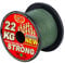 WFT KG Strong 600m 0,25mm 39kg, geflochtene Schnur, Meeresschnur, Angelschnur, Geflechtschnur, Farbe:Grün