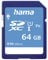 Hama Speicherkarte SDHC 64GB (SD-3.01-Standard, 90 MB/s, Class 10, Datensicherheit Dank mechanischem Schreibschutz, Beschriftungsfeld)