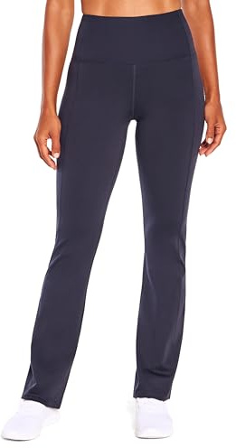 Marika Sophia Damen-Leggings mit hoher Taille, Bauchkontrolle, Bootleg