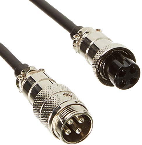 4-poliges Mikrofon-Verlängerungskabel für Cobra/Uniden CB plus Ham Radios – Workman EX4