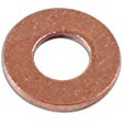 Connect 36765 Common Rail Copper Injector Washer 13.85 x 7.3 x 1.4mm 12pc