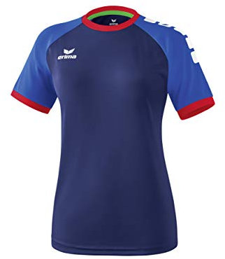Erima Damen ZENARI 3.0 Trikot (6301909), New Navy/New royal/rot, 36