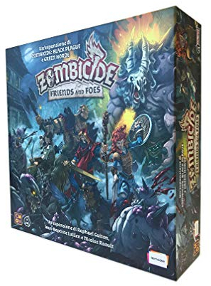 Asmodee - Zombicide Green Horde: Friends and Foes, Brettspiel-Erweiterung, Italienische Ausgabe, 8439