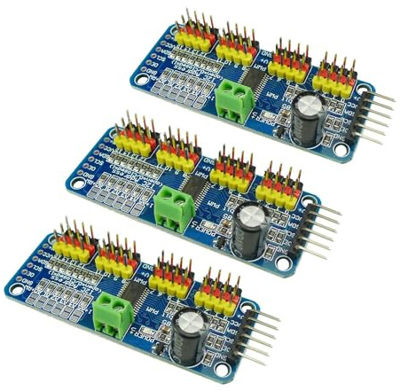Aihasd 3PCS PCA9685 16 Kanal 12 Bit PWM Servotreiber für Arduino