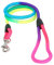 Aisoway Regenbogen-Haustier-hundenylonleine Verstellbare Schleife Beleg Führstrick Bunte Nylon Puppy Leinen