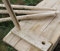 Sonderanfertigung, breite mittelalterliche Bank, L 100cm, B 40cm, H 65cm