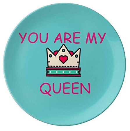 My Queen Royal Regina Majesty Teller, dekoratives Porzellan, Salver Geschirr