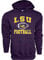 Blue 84 Herren Hoodie Team Color Fußball, Herren, Kapuzenpulli, Hoodie Team Color Football, LSU Tigers Violett, Large