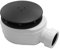 Sellon24® Tapa de desagüe negra para plato de ducha, color negro, efecto piedra, plato de ducha Black Stone DIN 51097 A