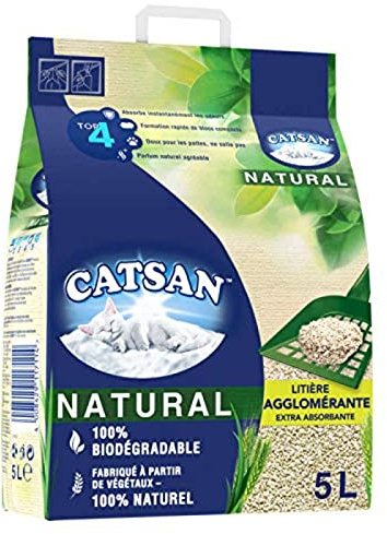 Catsan Natural Pflanzentoilette, klumpend, 5 l