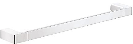 Gedy G-Kuala Lumpur Porte-Serviettes 45 cm, Couleur Chrome, Composants fabriqués en Chrome, Laiton et Verre, Garantie 2 Ans, Dimensions 2,5 x 45 x 6,6 cm et Poids 0,556 kg, Design R&S, chromé, 45 cm