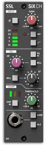 Solid State Logic 500-Series SiX CH Kanalstrip mit 6 Kanälen