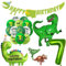 Geburtstagsdeko 7 Jahre Junge Kindergeburtstag Deko Jungen 7 Jahre Geburtstag Deko Junge Dino Folienballon 7