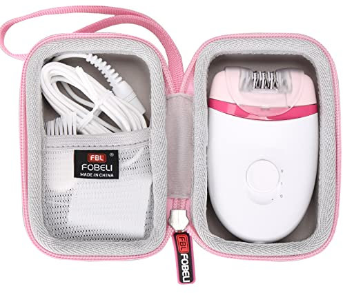 FBLFOBELI Hartschalenkoffer kompatibel mit Philips Satinelle Essential BRE235/04 & Philips HP6401/Braun Epilierer Silk-epil 3 3-270 Compact Haarentfernung (nur Hülle)