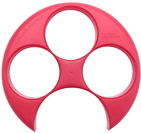 Sahkgye Food Control Meal Measure Plate Diet Portion Weight Loss Healthy Eating Slim New, Red,143324A1